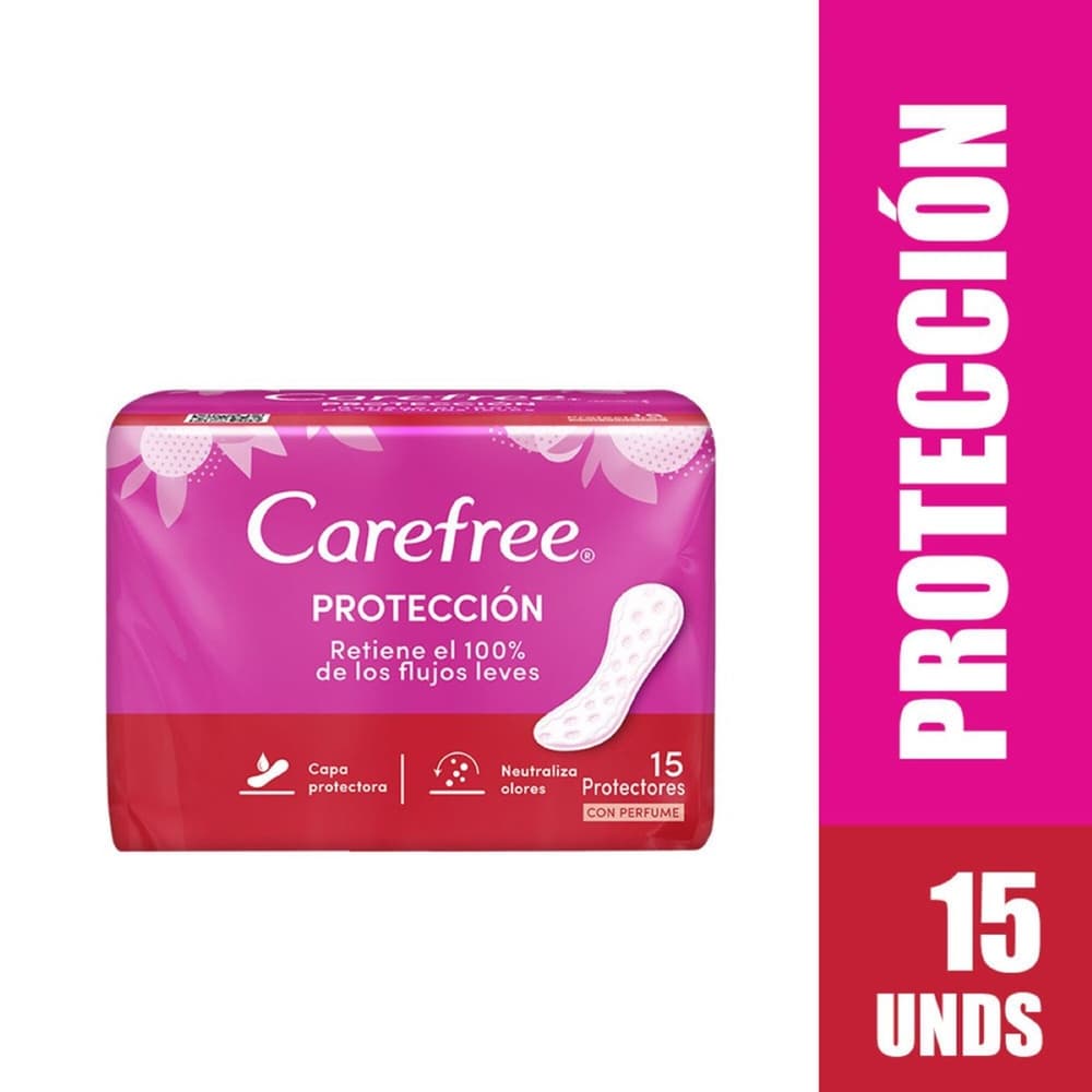 Protectores Diarios Carefree Paquete X 15