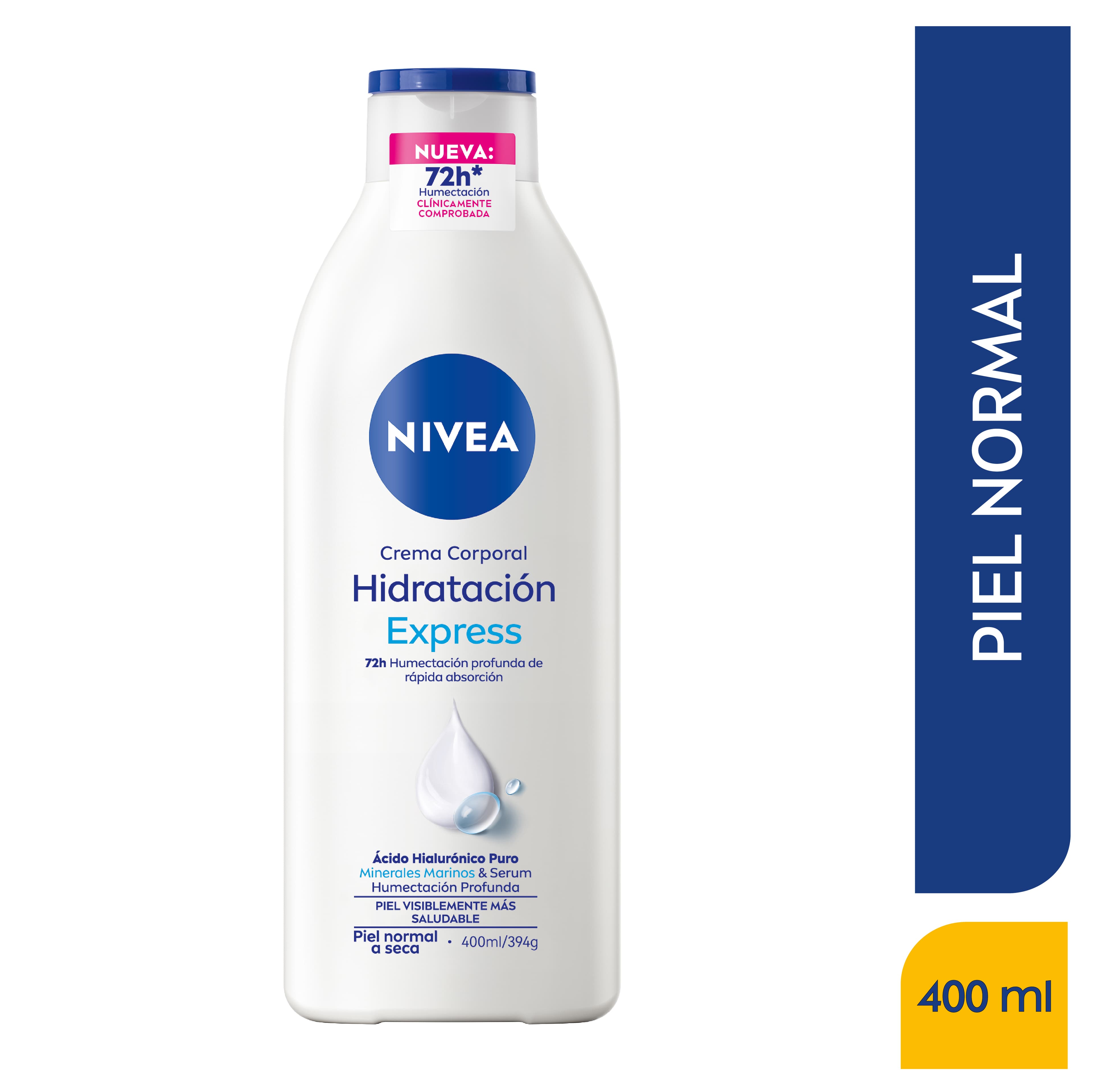 Crema Corporal Hidratación Express Nivea Frasco 400 Ml