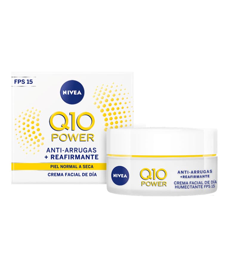 Crema Facial Antiarrugas Día Nivea Q10 Plus Frasco 50 Ml