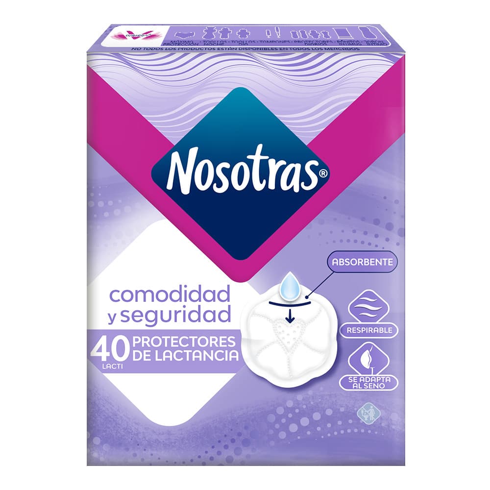 Lacti Protectores De Lactancia Respirable Caja X 40