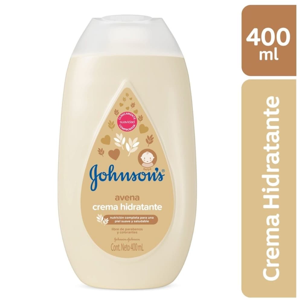 Crema Liquida Hidratante Avena Johnson´S Baby Frasco X 400 Ml Ref 7016309