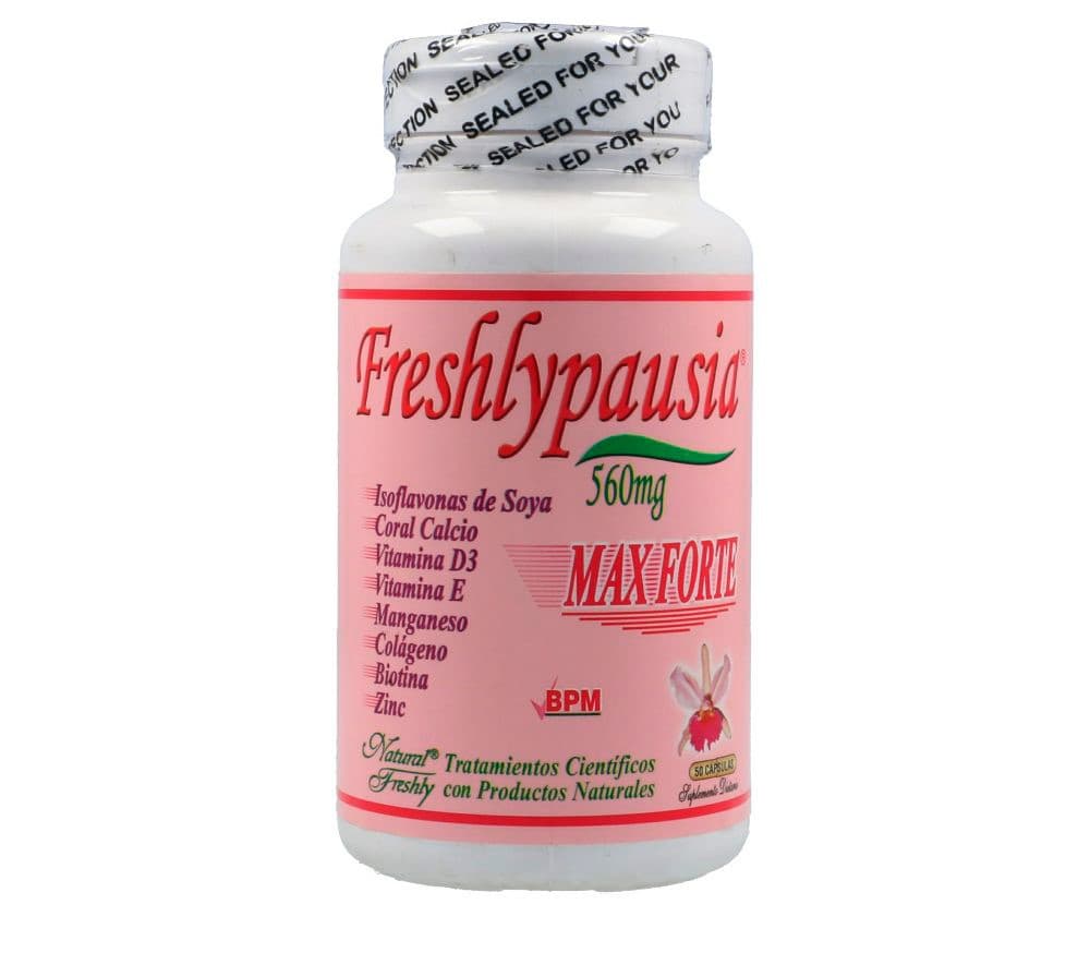 Freshlypausia Soya+Calcio+Vitd 500Mg Cápsula Freshly Frasco X 50