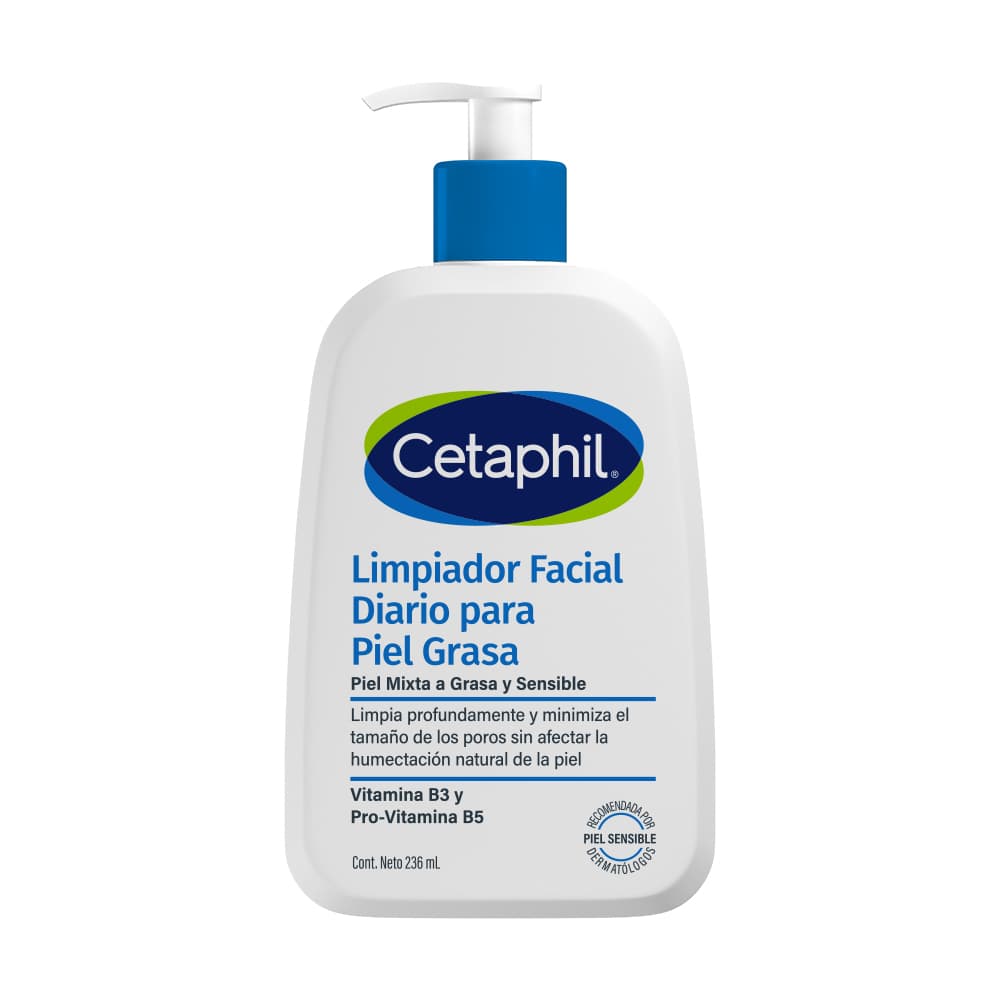Limpiador Facial Piel Mixta A Grasa Cetaphil  236Ml