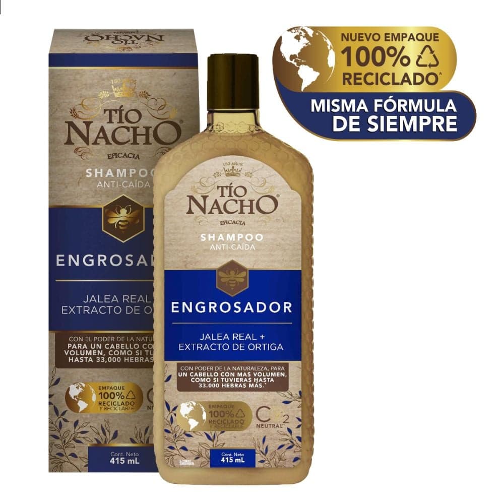 Tío Nacho Shampoo Herbolaria Milenaria 415 Ml
