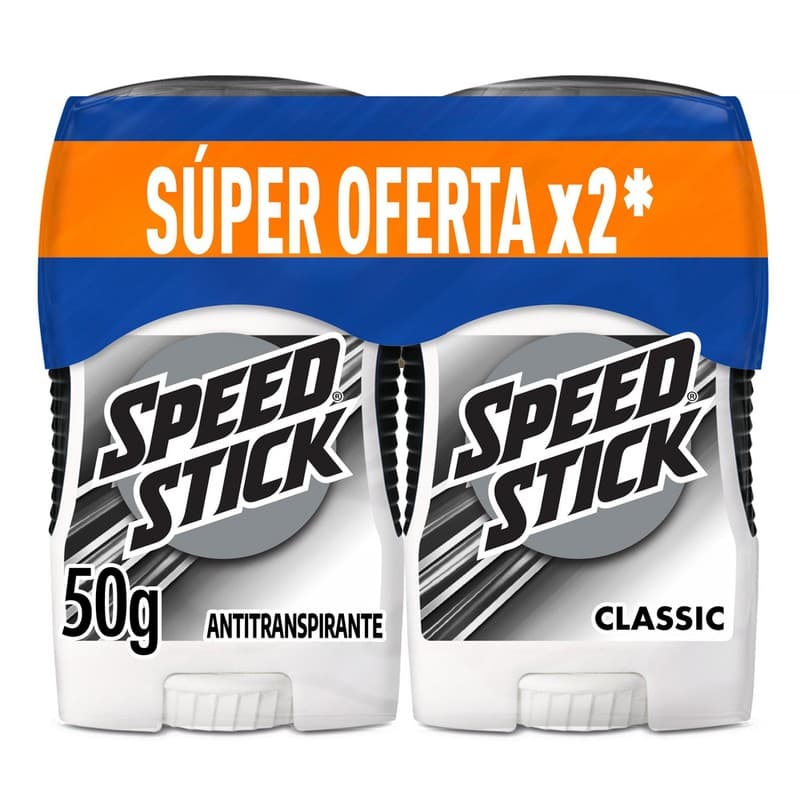 Desodorante En Barra Classic 2 Precio Especial Speed Stick Paquete X 1