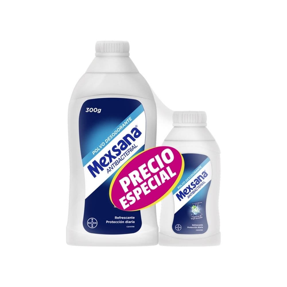 Mexsana Polvo Medicado X300Gr + Talco Con 85Gr