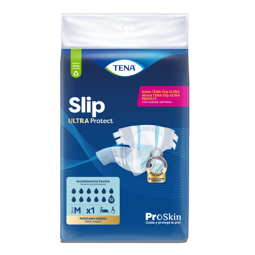 Pañal Tena Slip Incontinencia Paquete X 1 Unidad Talla M