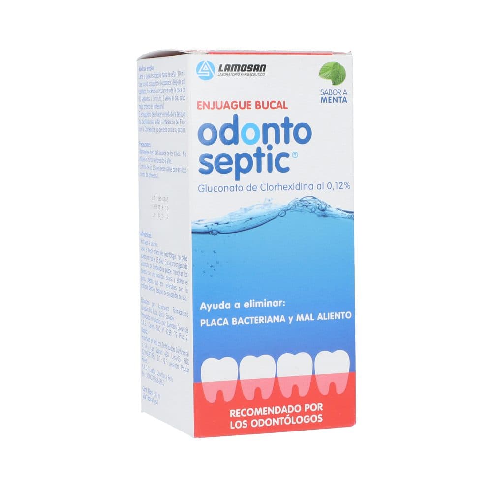 Enjuague Bucal Odonto Septic Frasco X 240Ml Menta
