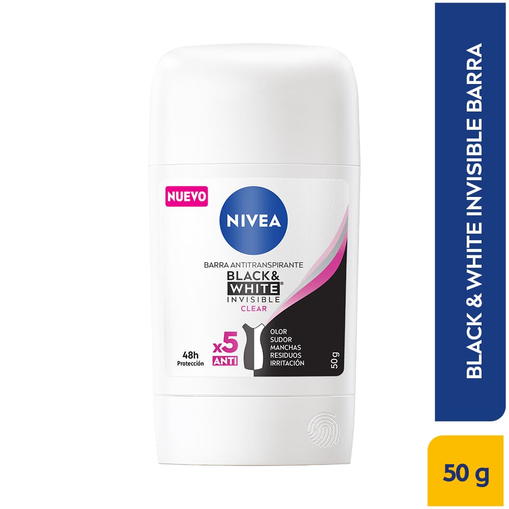 Desodorante Barra Invisible B&W Fem Nivea Pote X 40Gr