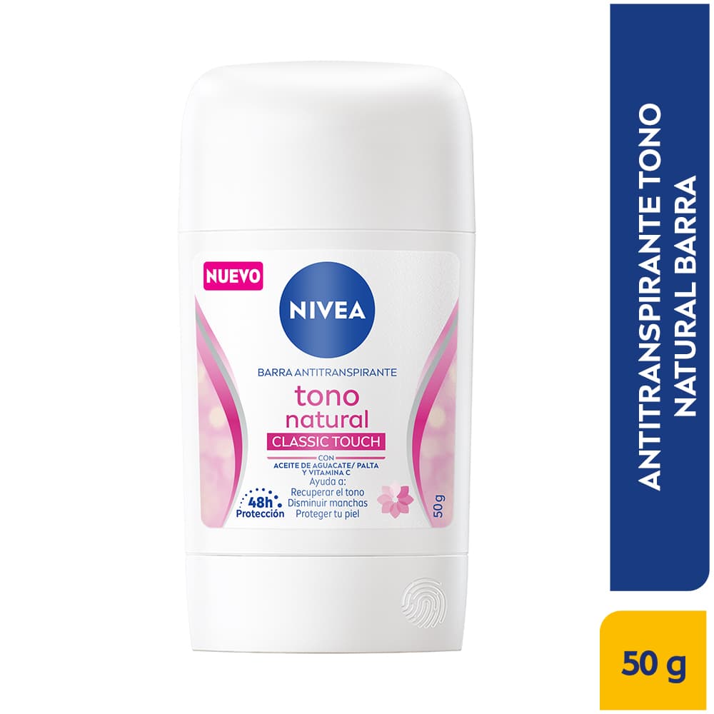 Nivea Barra Antitranspirante Aclarado Natural Nivea Pote X 50Gr