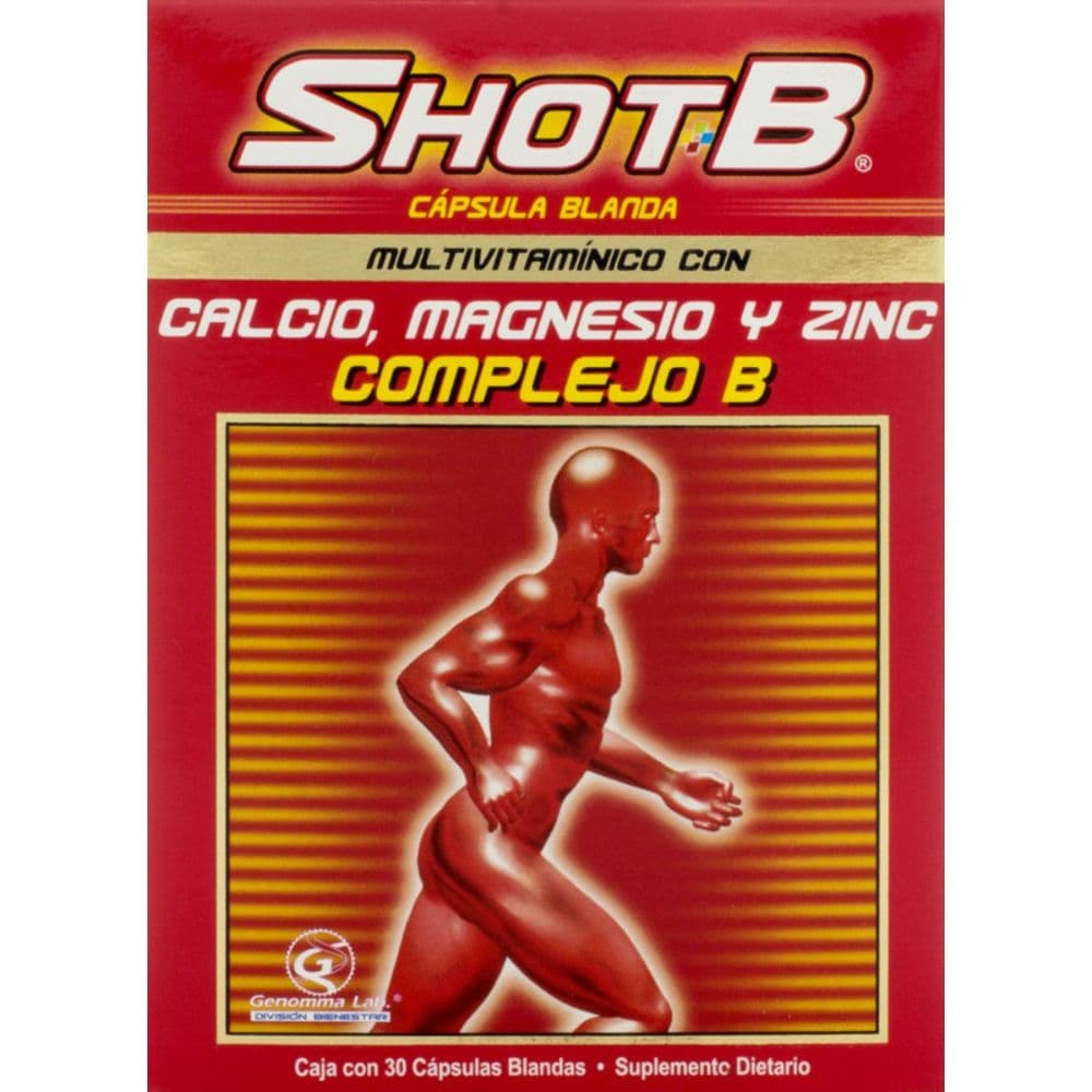 Shot B Suplemento Dietario Cápsulas Blandas Caja 30