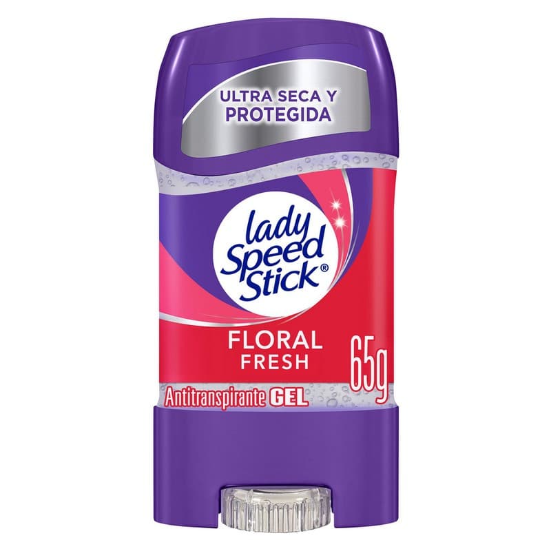 Desodorante Mujer Lady Speed Stick Gel Double Defense Floral 65Gr