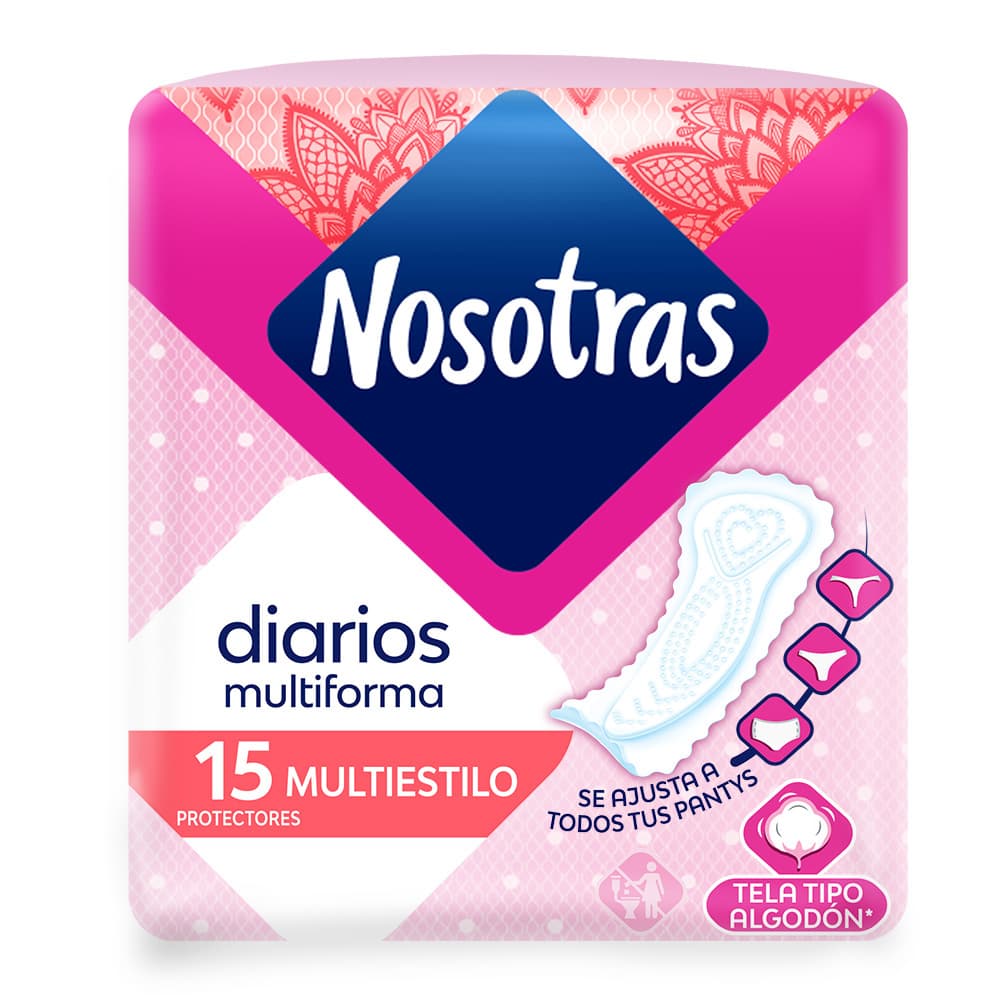 Protectores Diarios Nosotras Paquete X 15