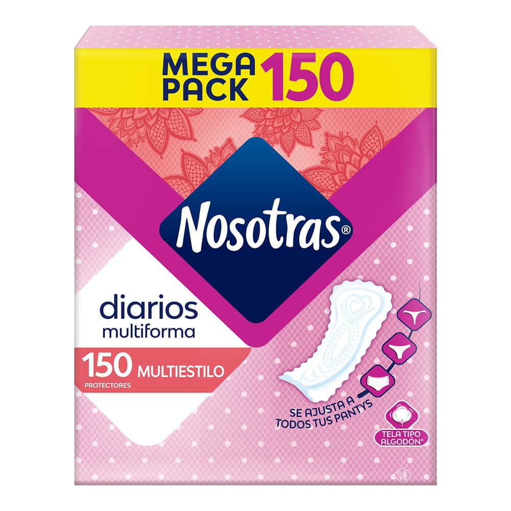 Protectores Diarios Nosotras Caja X 150