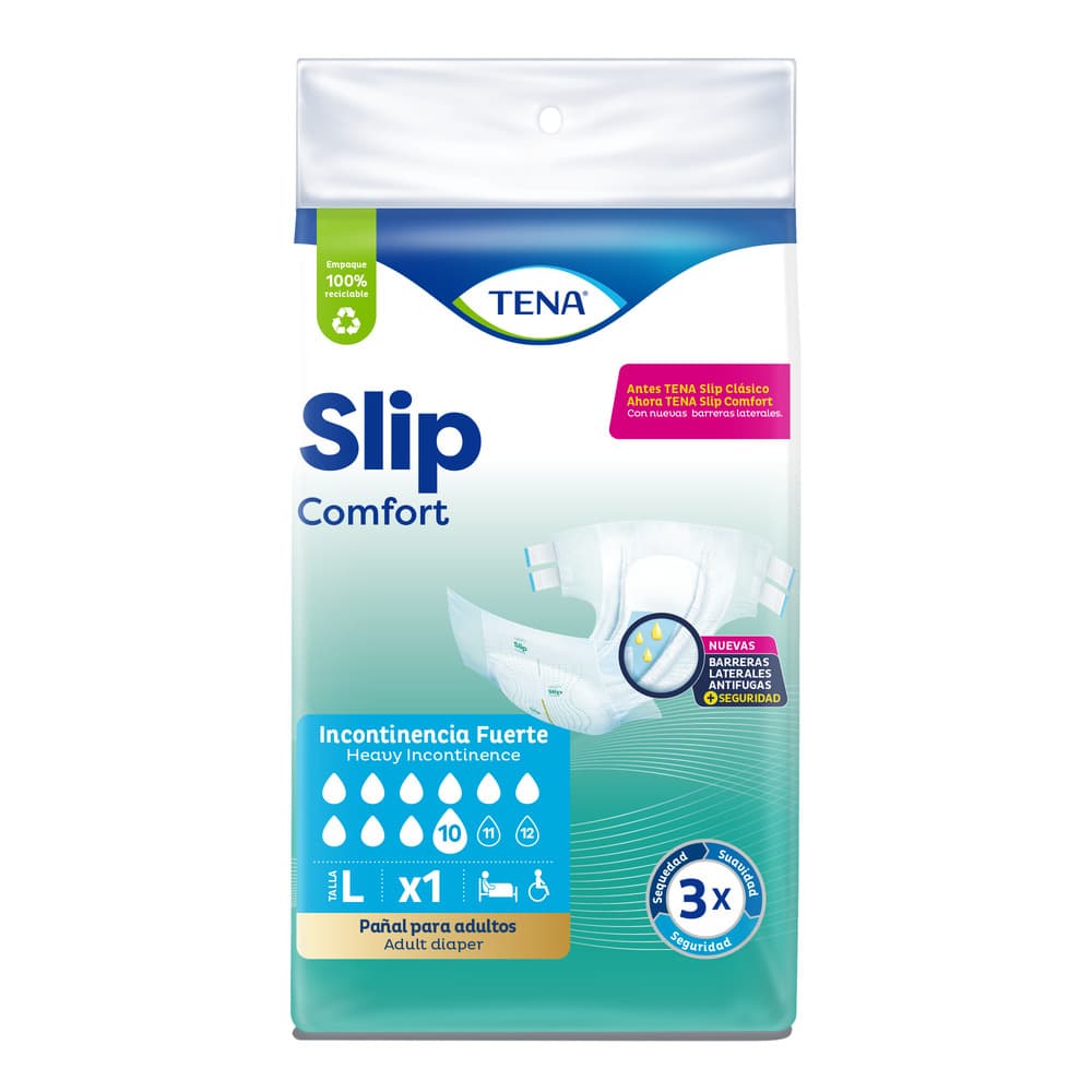 Pañal Tena Slip Comfort L X1