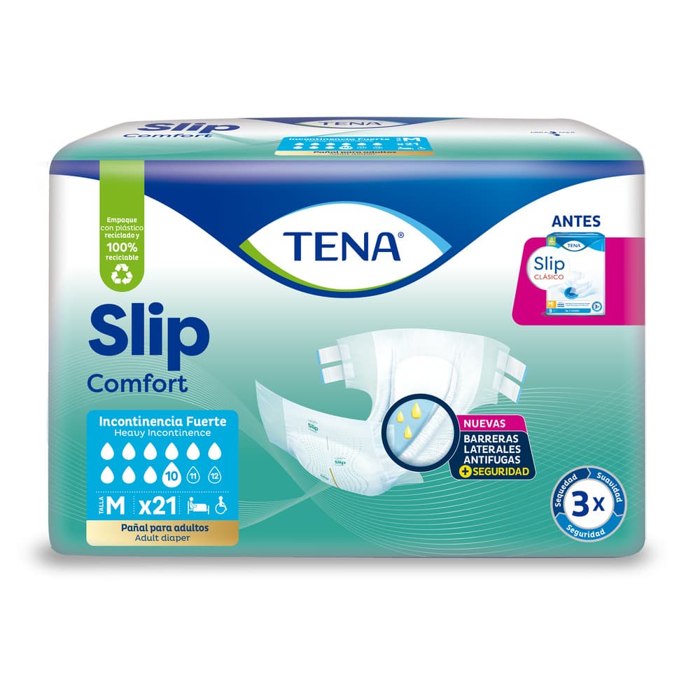Tena Basic Incontinencia Fuerte Talla M Paquete X 21