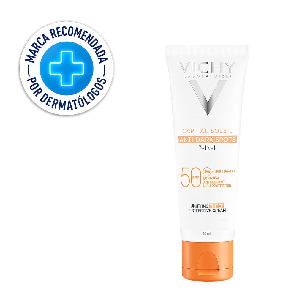 Protector Solar Vichy Capital Soleil Antimanchas 3 En 1 Spf50+  40Ml