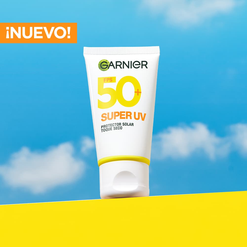 Protector Solar Garnier Skin Active Super Uv Fluido Invisible Fps50+ 40Ml