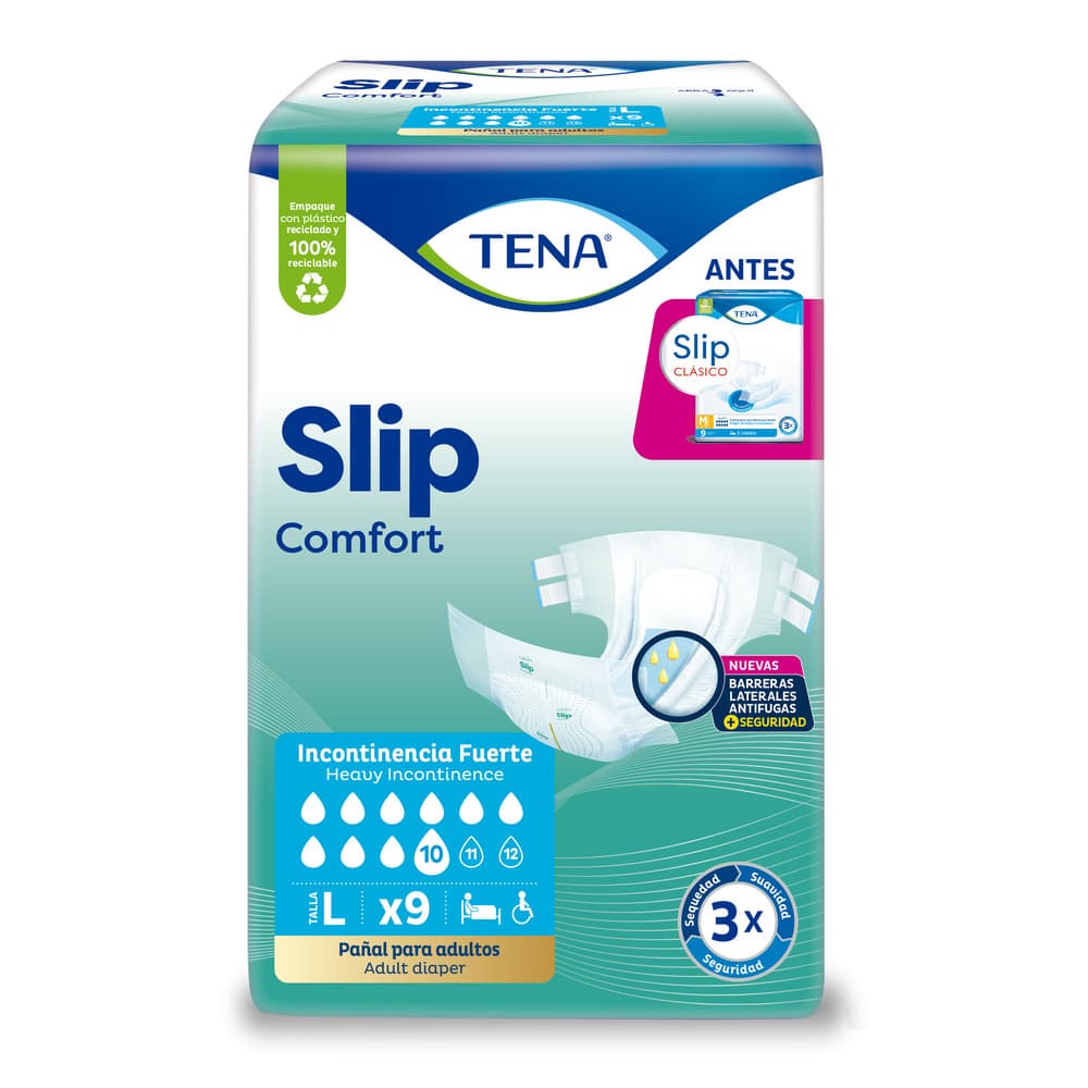 Pañal Basic Tena Large Paquete X 9
