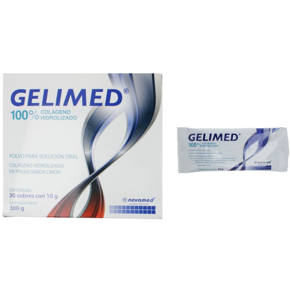 Gelimed Polvo Sabor A Limón 300Gr Caja X 30 Sobres X 10 Gr