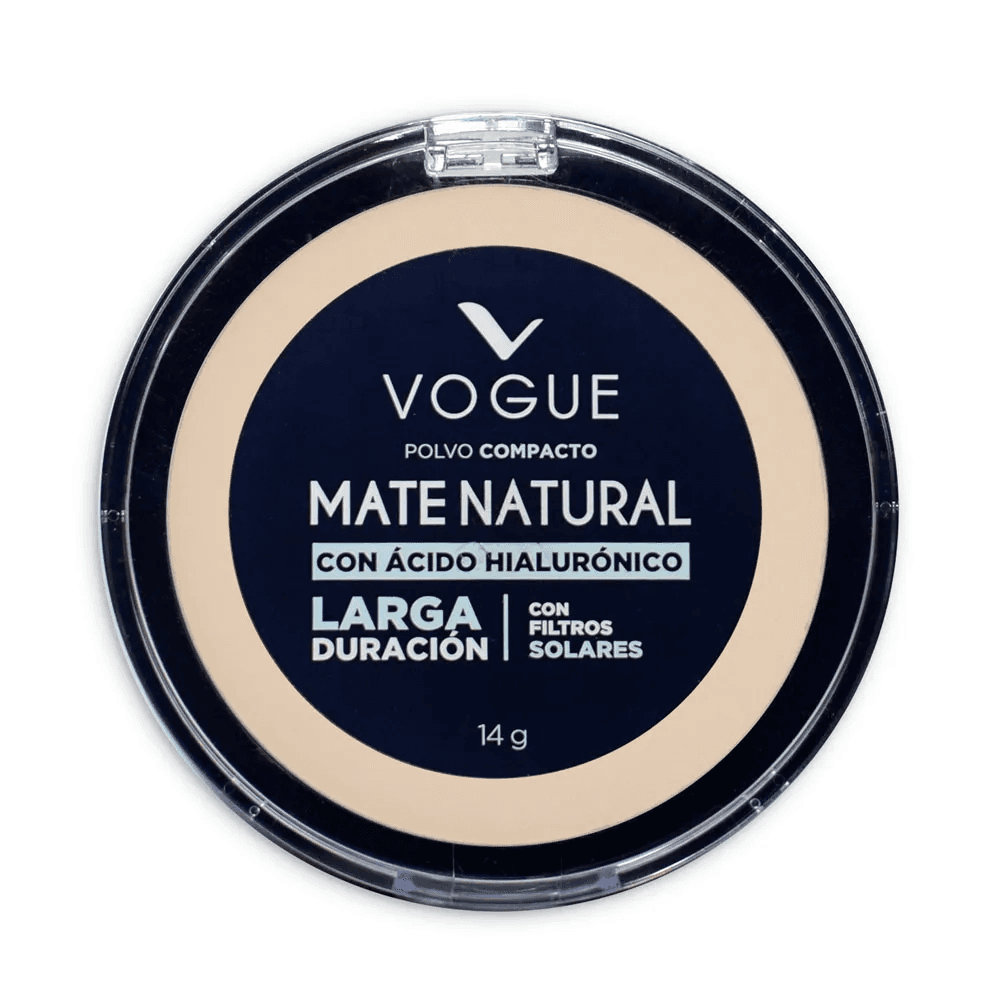 Polvo Compacto Natural Vogue Natural 14Gr