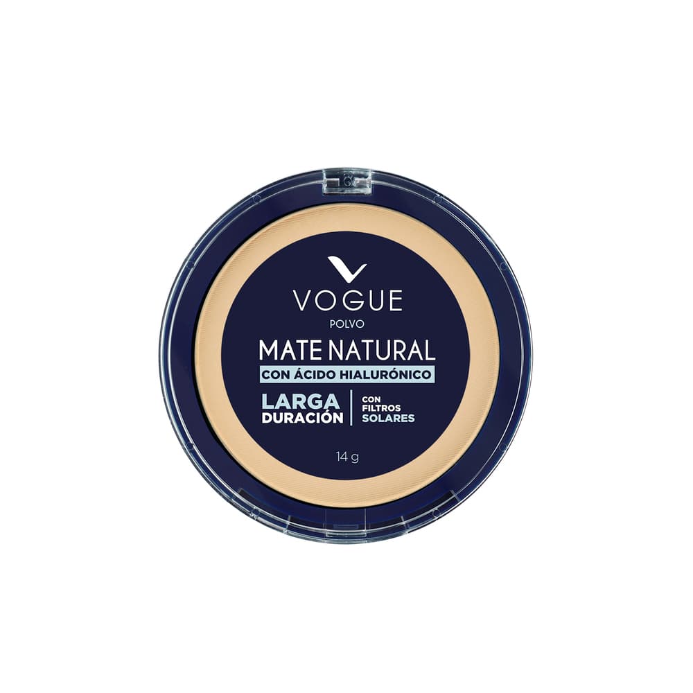Polvo Compacto Natural Vogue Trigueño 14Gr