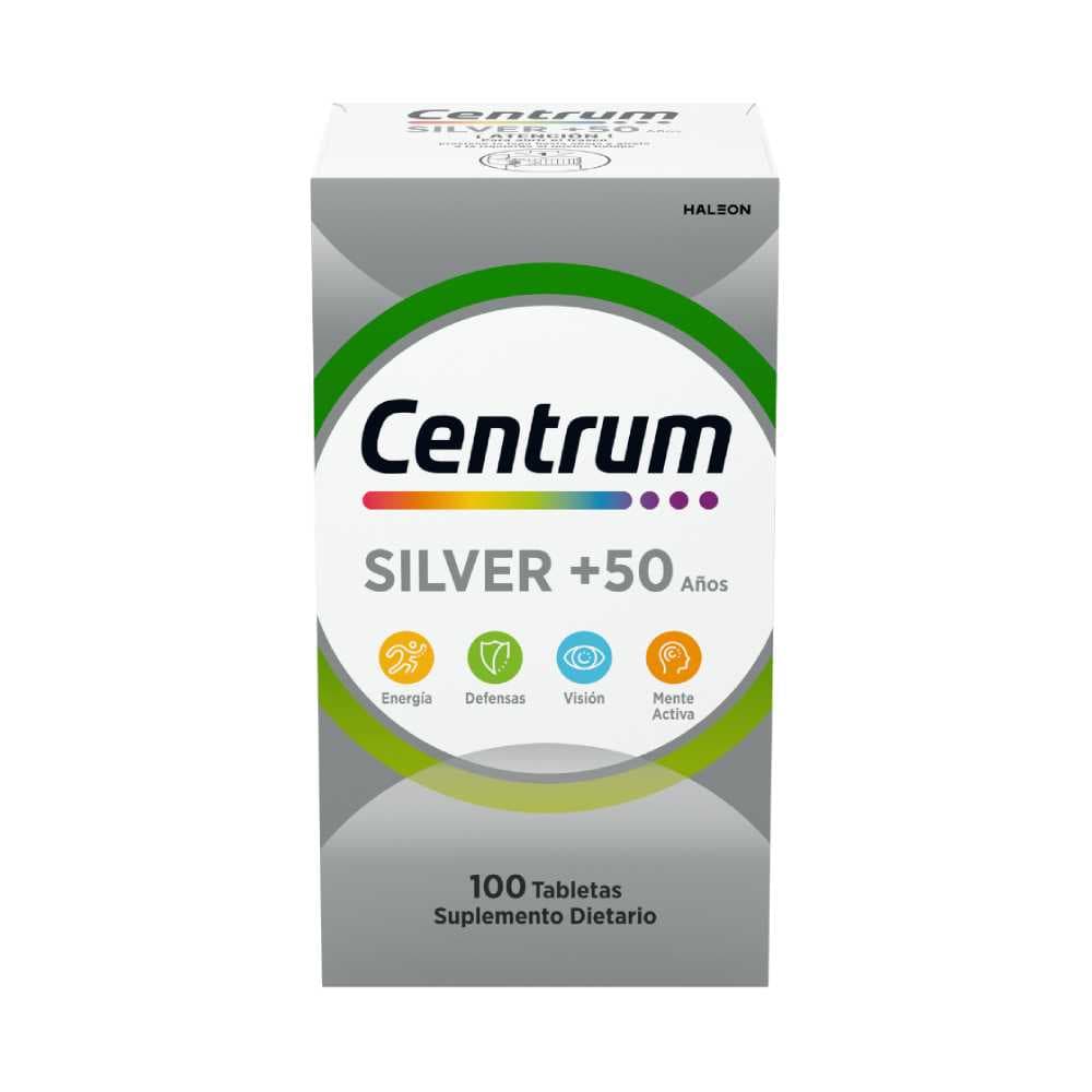 Centrum Silver + 50 Anos Tableta Frasco X 100