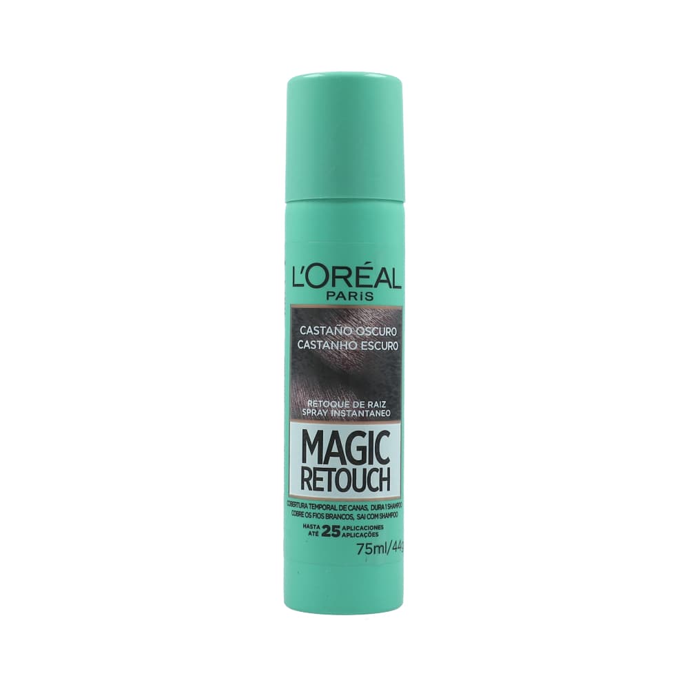 Magic Retouch Retoque Raiz L´Oreal Frasco X 75 Ml Castaño Oscuro