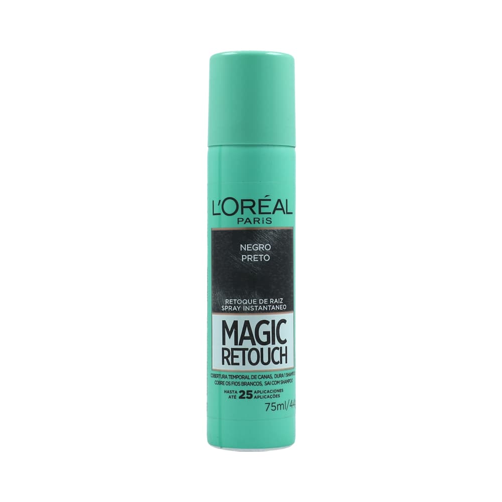 Magic Retouch Retoque Raiz L´Oreal Frasco X 75 Ml Negro