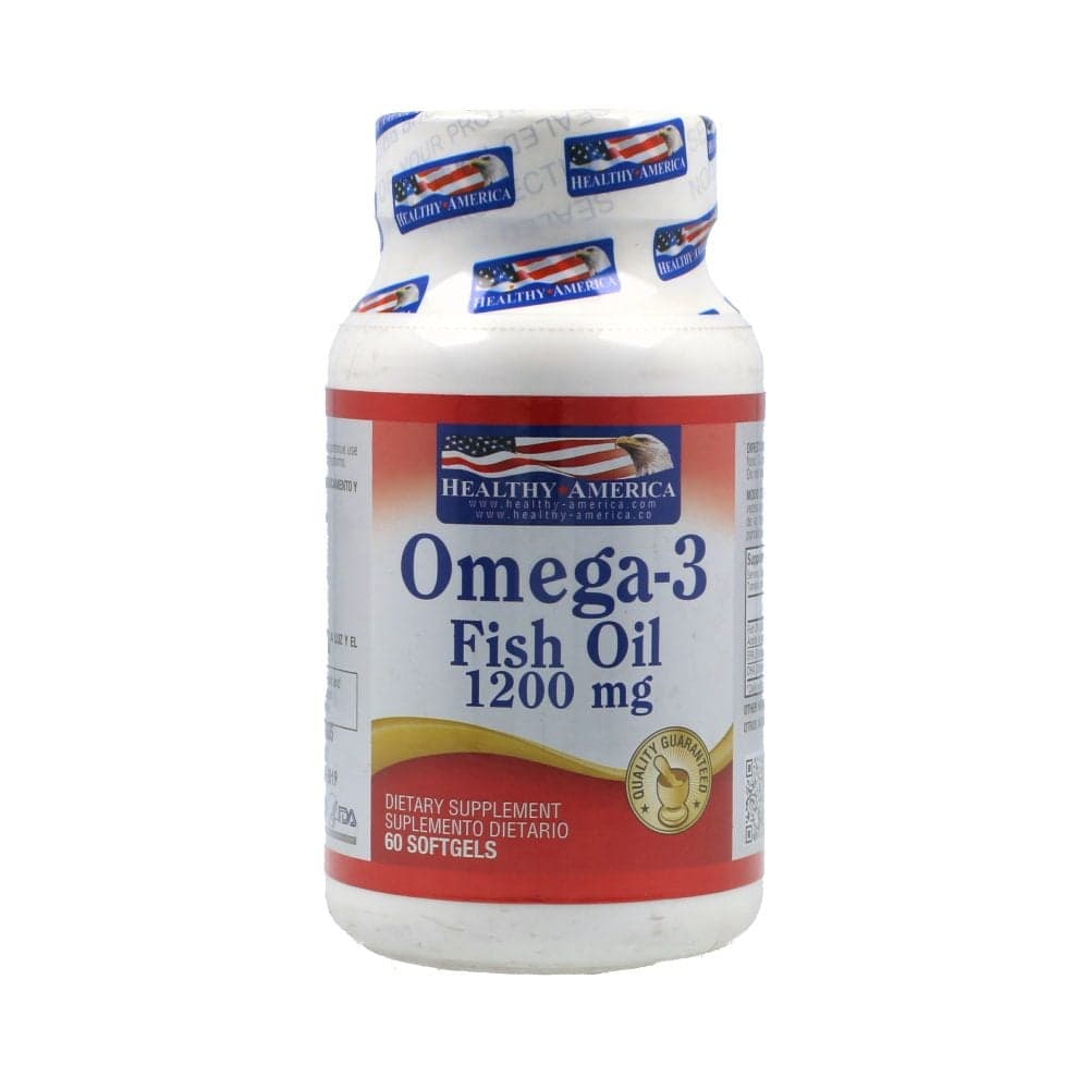 Omega 3 Fish Oil Cápsulas Blandas 1200Mg Frasco X 60