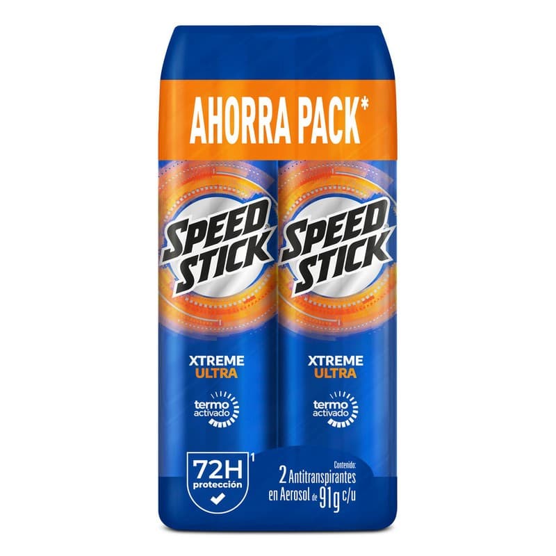 Promo Antitransp Spray 24/7 Aerosol Speedstick Xtreme Paquete X 2 Frascos