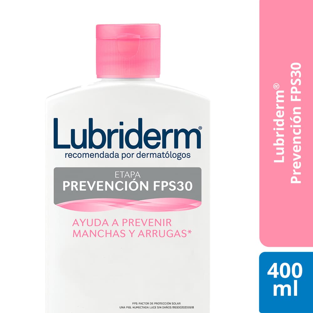 Lubriderm Prevencion Fps30 Crema Frasco X 400Ml
