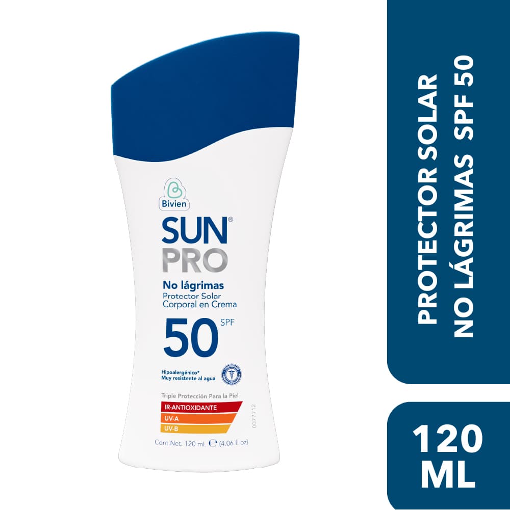 Protector Solar Corporal  En Crema  Sunpro Frasco X 120Ml Spf 50+