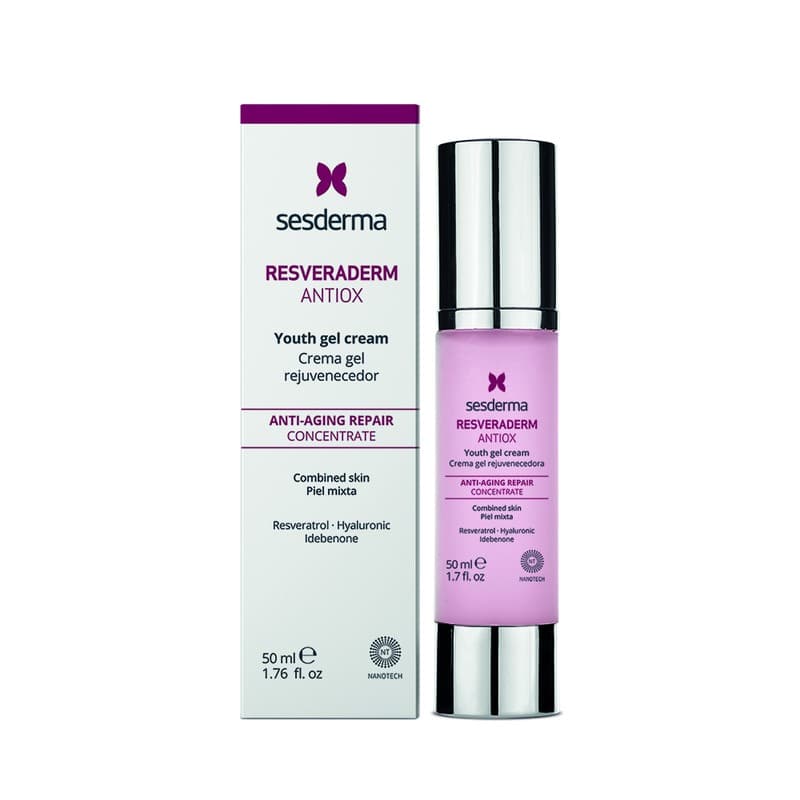 Crema Gel Rejuvenecedor Sesderma Resveraderm Antiox Frasco 50Ml
