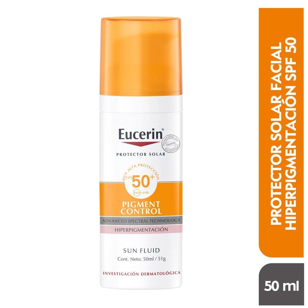 Protector Solar Facial Antimanchas Eucerin Pigment Control Frasco 50 Ml