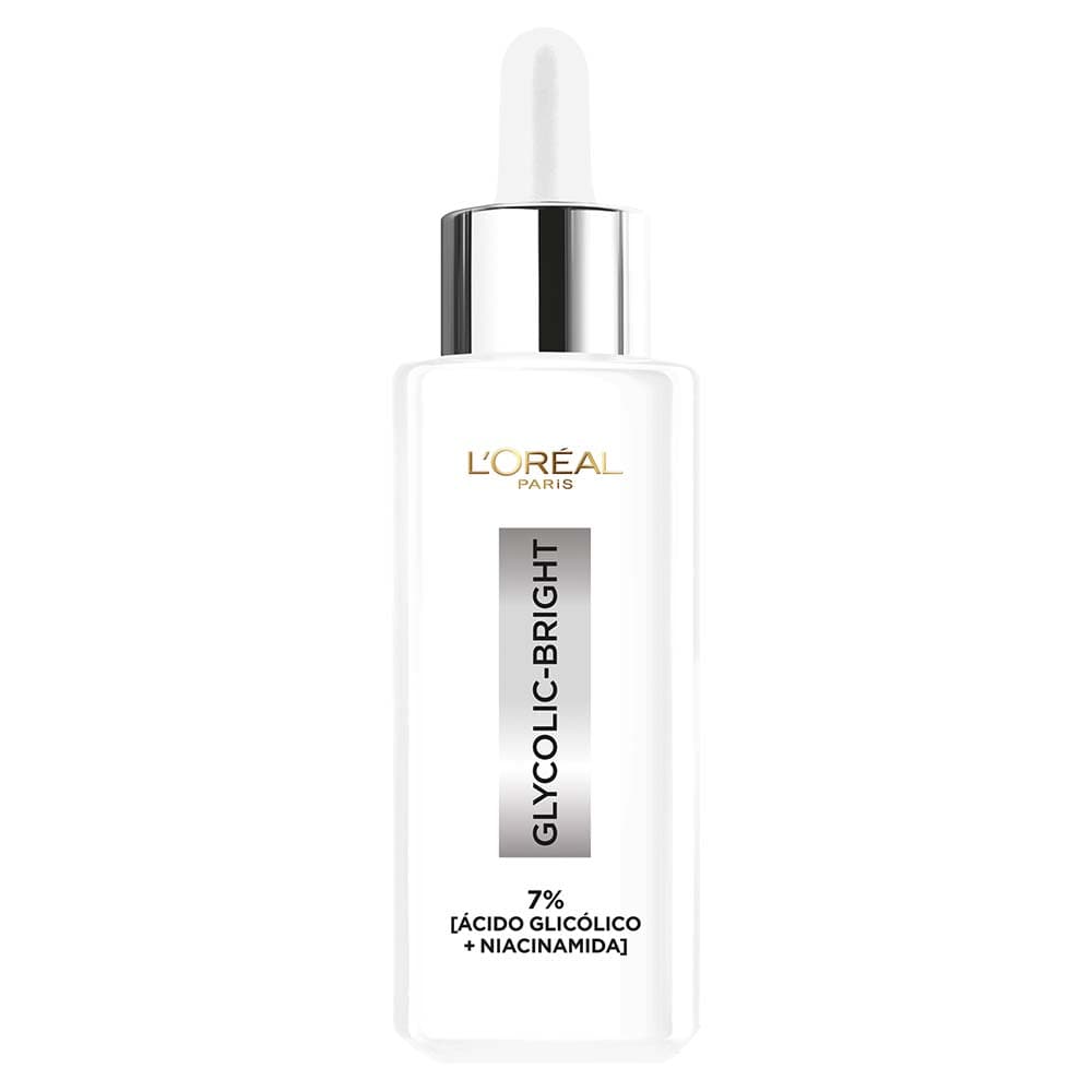 Sérum Facial L'Oréal Paris Glycolic Bright Antimanchas Ácido Glicólico Y Niacinamida 30 Ml