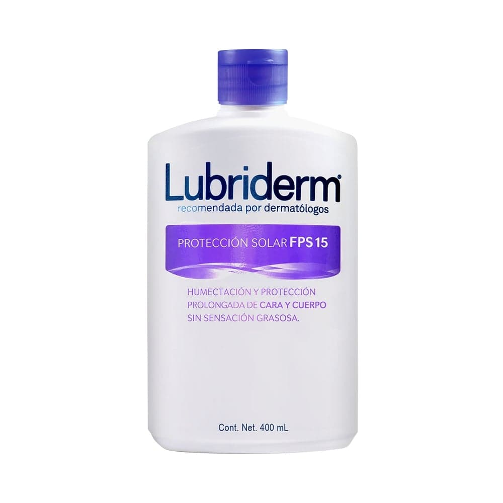 Lubriderm Protección Solar Fps15 Frasco X 400Ml