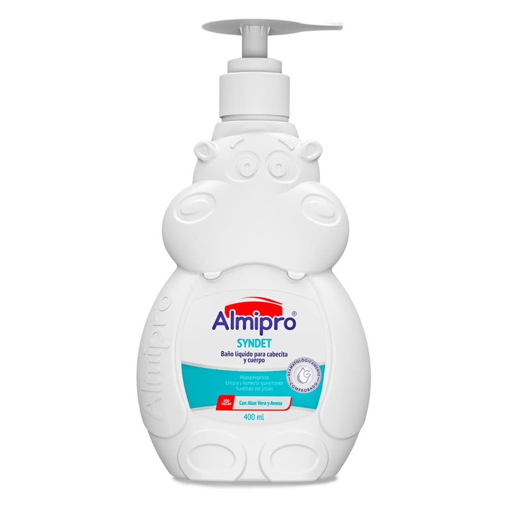 Baño Liquido Avena-Aloe Vera Syndet Almipro Frasco X 400Ml
