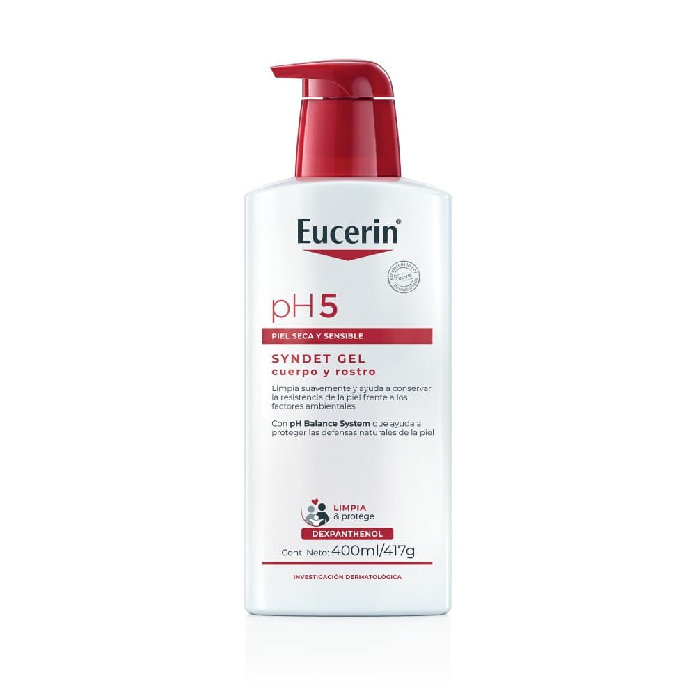 Syndet Gel Ph5 Eucerin Piel Seca Y Sensible Frasco X 400Ml