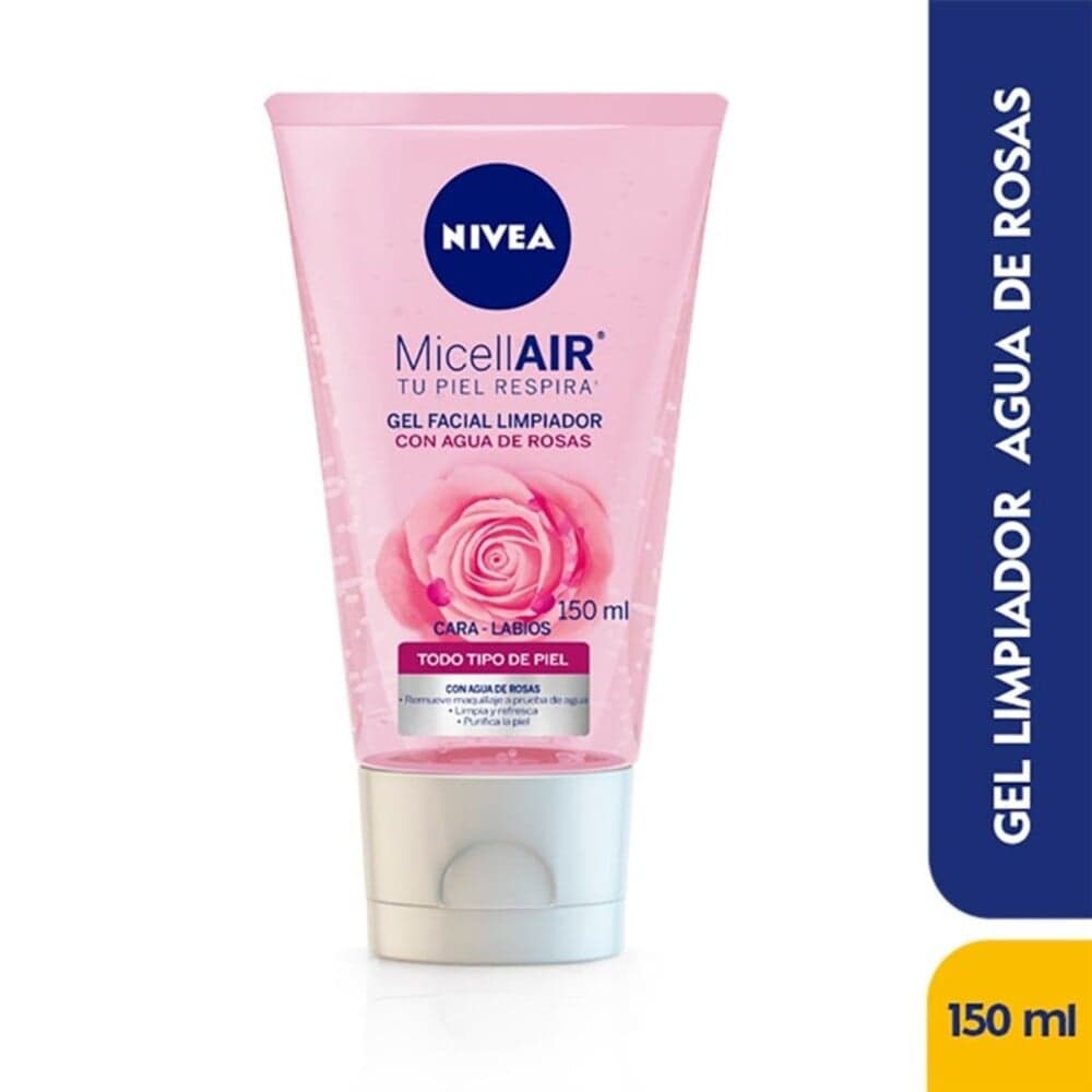 Gel Limpiador Facial Nivea Piel Grasa Frasco 150 Ml