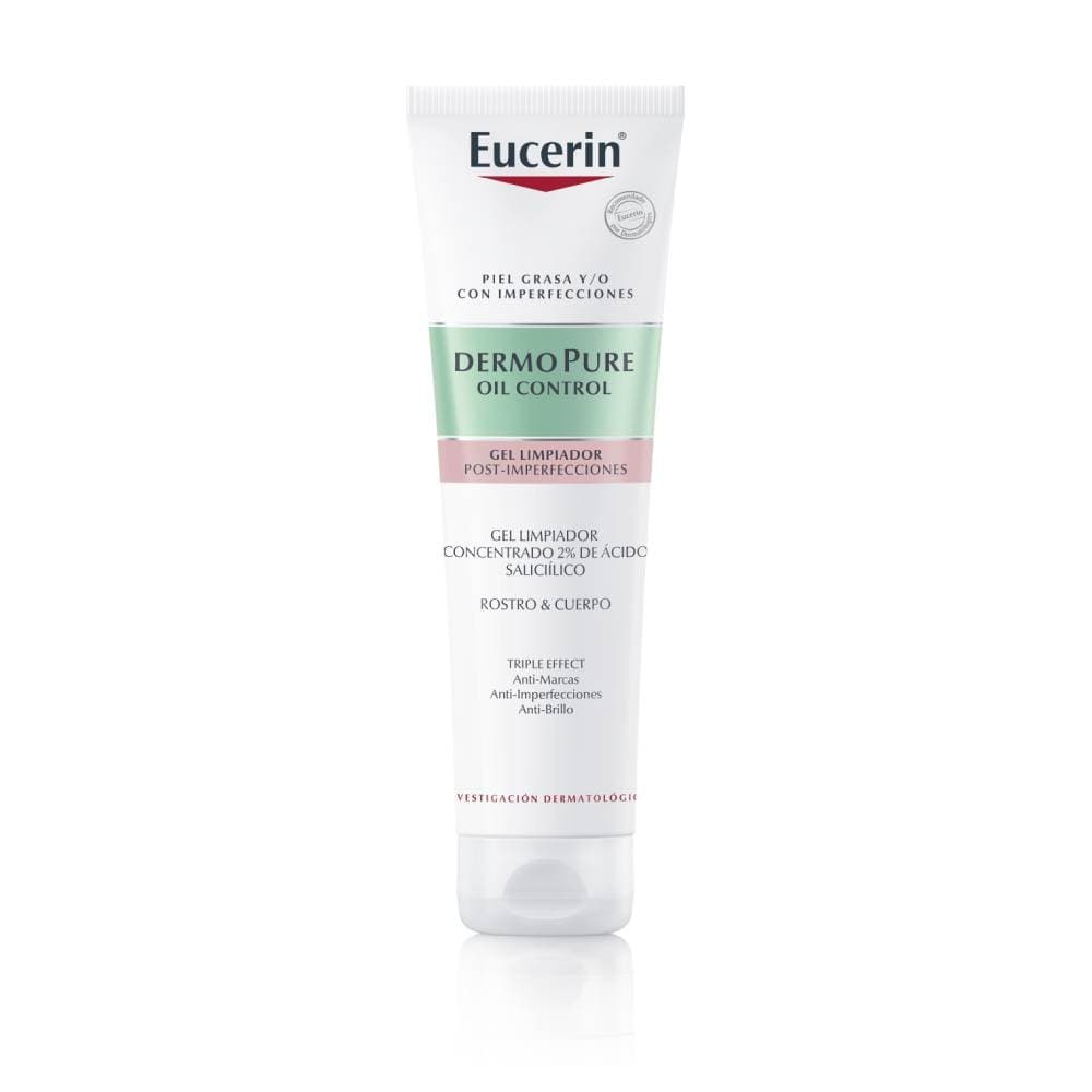 Gel Limpiador Eucerin Dermo Pure Oil Control Tubo X 150Ml