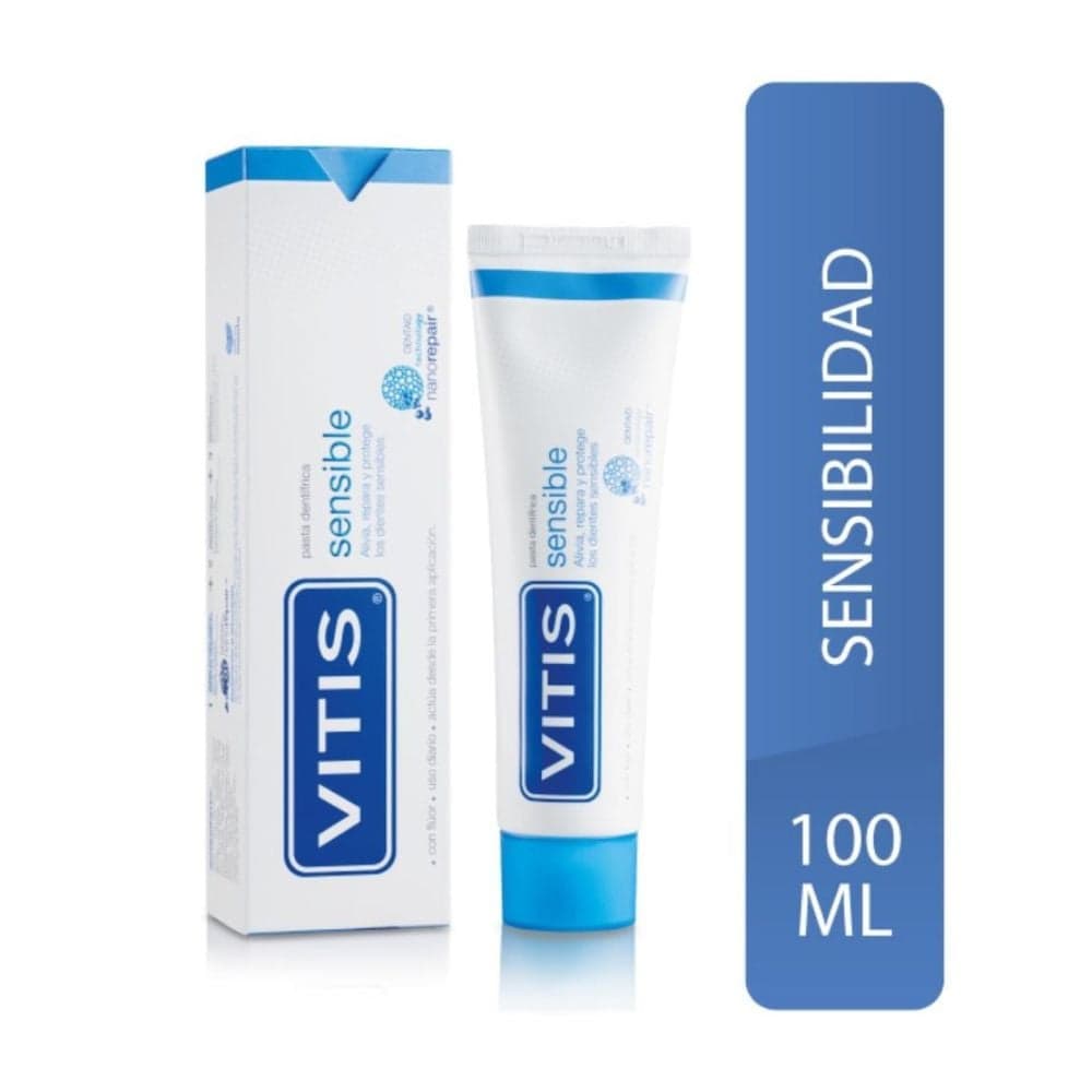 Pasta Dentrifica Vitis Sensible Tubo 100Ml
