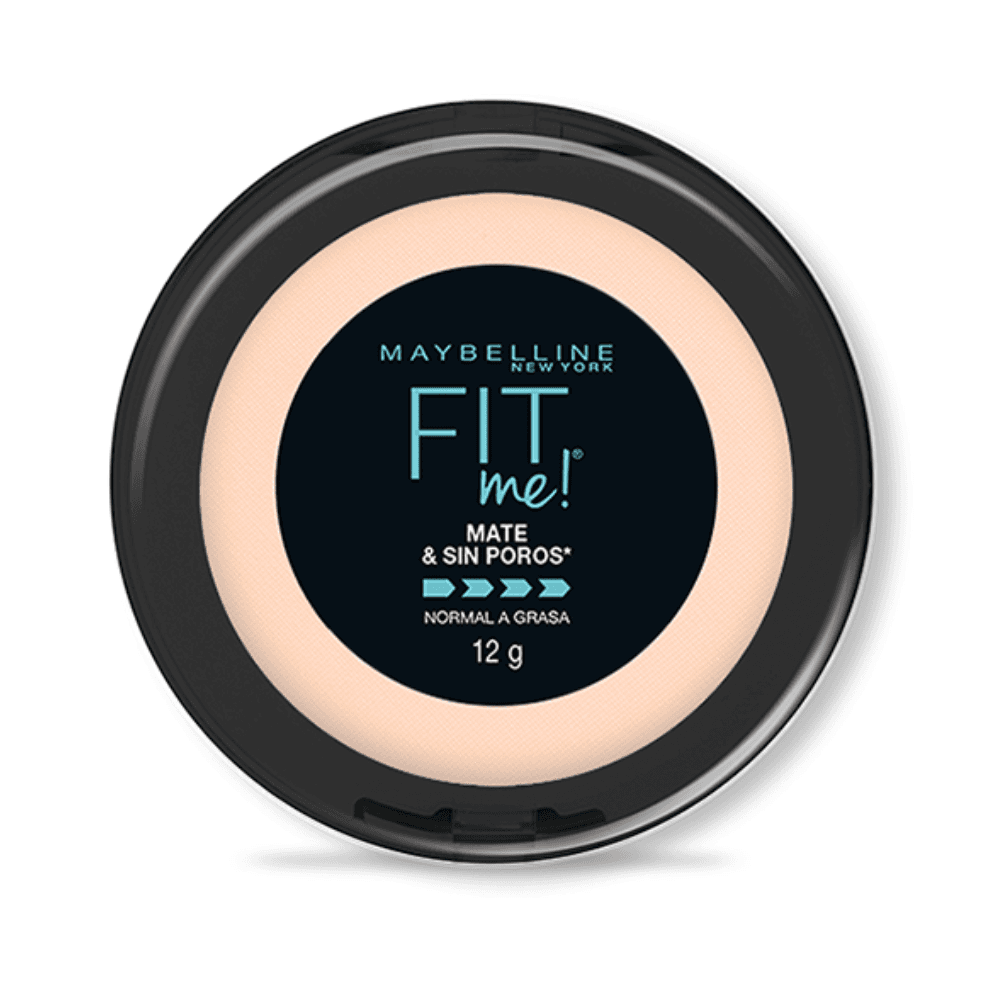 Polvo Compacto Maybelline Fit Me Matte + Poreless 100 Porcelain 12 Gr