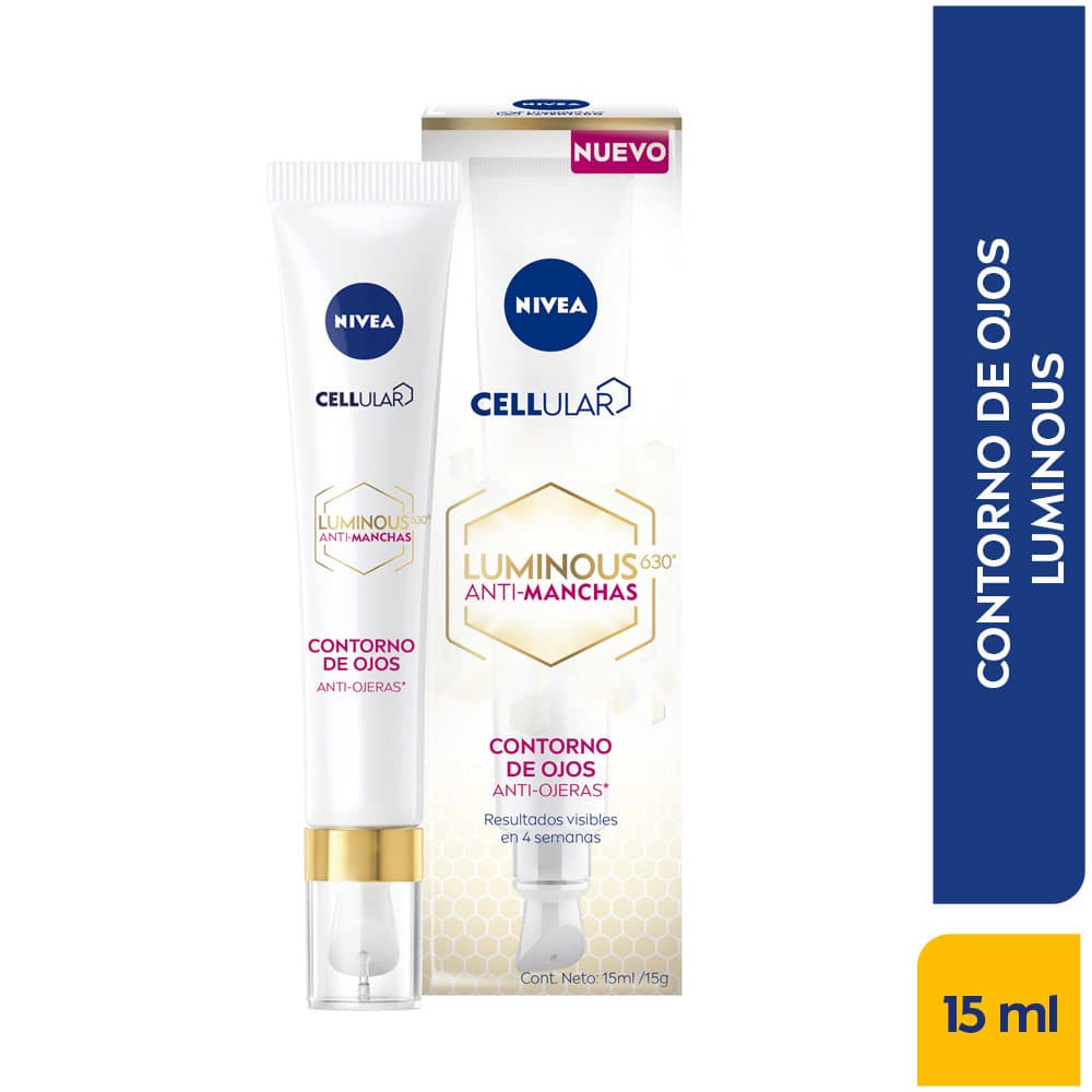 Crema Contorno De Ojos Antimanchas Nivea Cellular Luminous Tubo 15 Ml