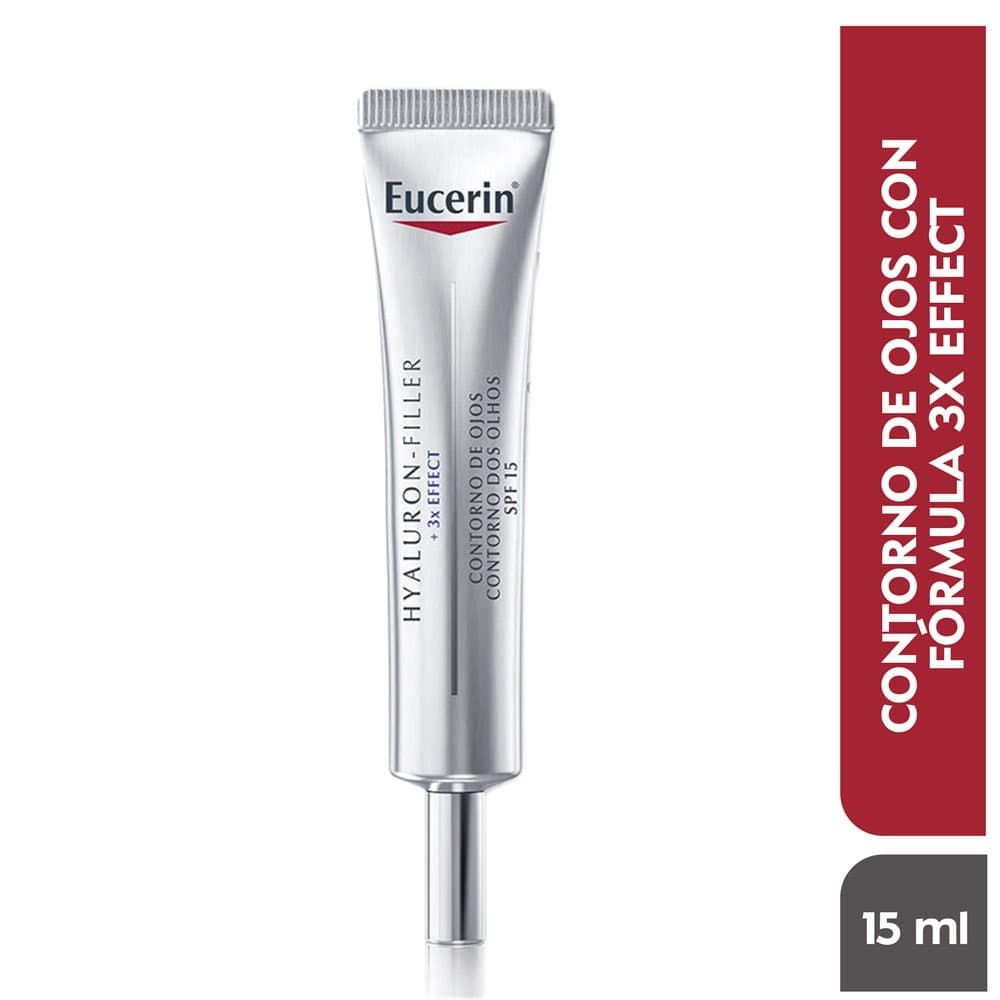 Crema Contorno De Ojos Antiedad Eucerin Hyaluron-Filler Fps 15 Tubo 15 Ml