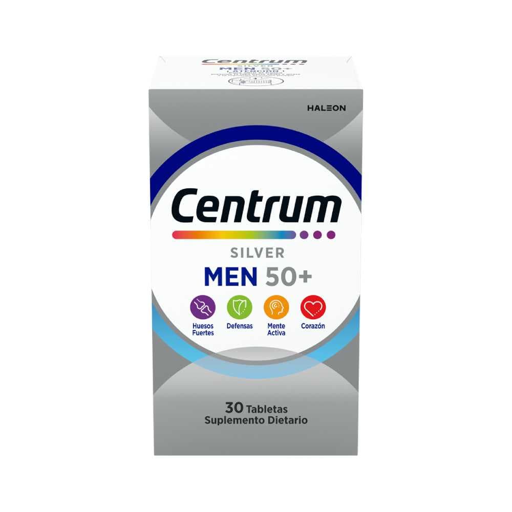 Centrum Silver Men +50 Años Frasco X 30