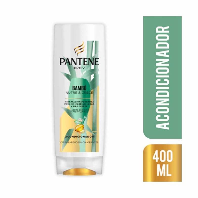 Acondicionador Pantene Pro-V Nutre Y Crecubiertase Frasco X 400Ml Bambu