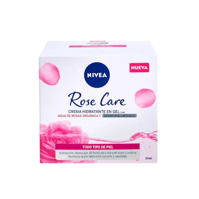 Crema Gel Facial Hidratante Nivea Roses Frasco 50 Ml