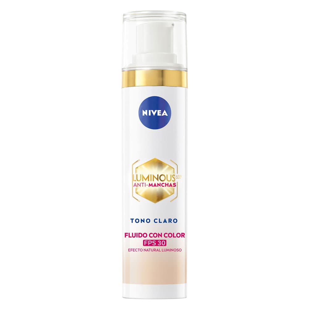 Crema Facial Antimanchas Nivea Luminous Fps 50 Frasco 40 Ml