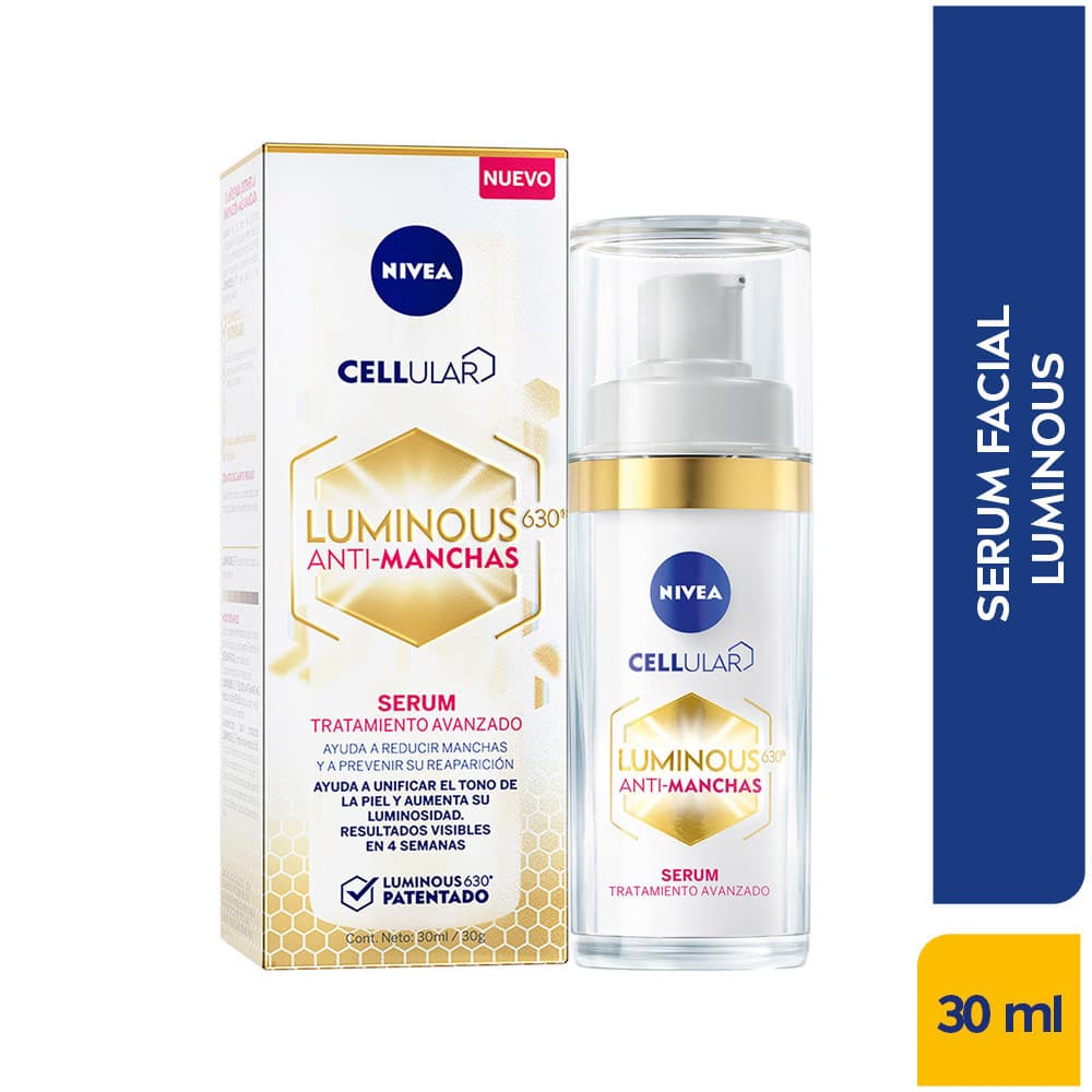 Serum Facial Antimanchas Nivea Luminous Frasco 30 Ml